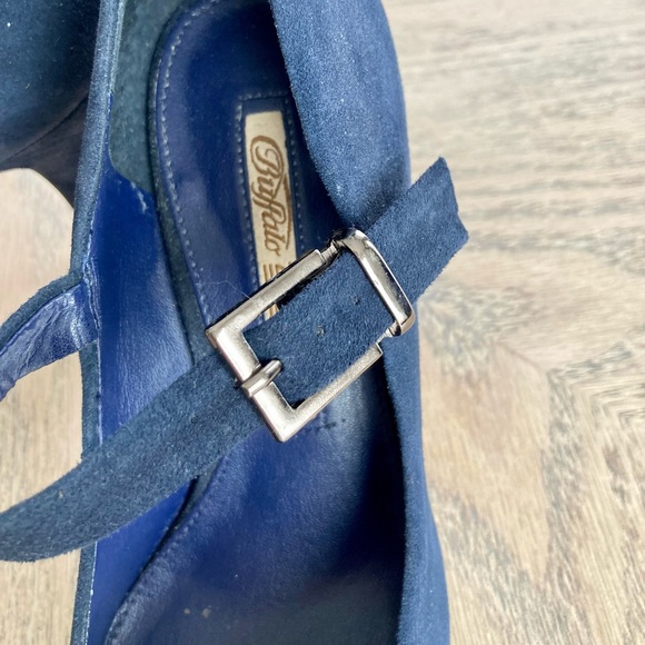 Buffalo London Mary Jane Pumps - Blue - 36 - Picture 6 of 10